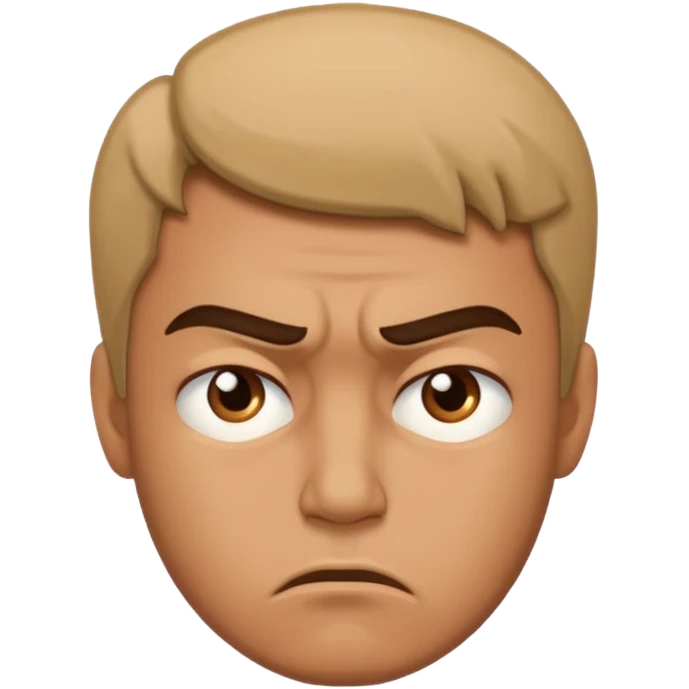 man both sad and angry emoji