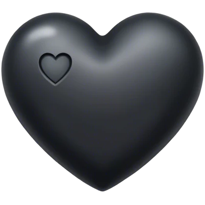 Black heart   emoji