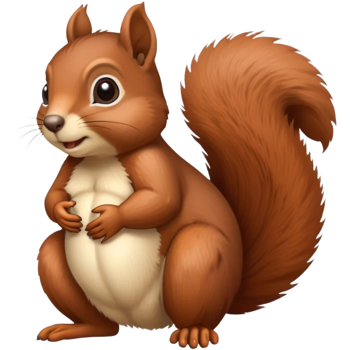 ardilla embarazada emoji