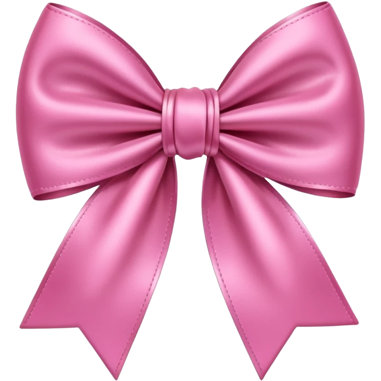 Pink bow emoji