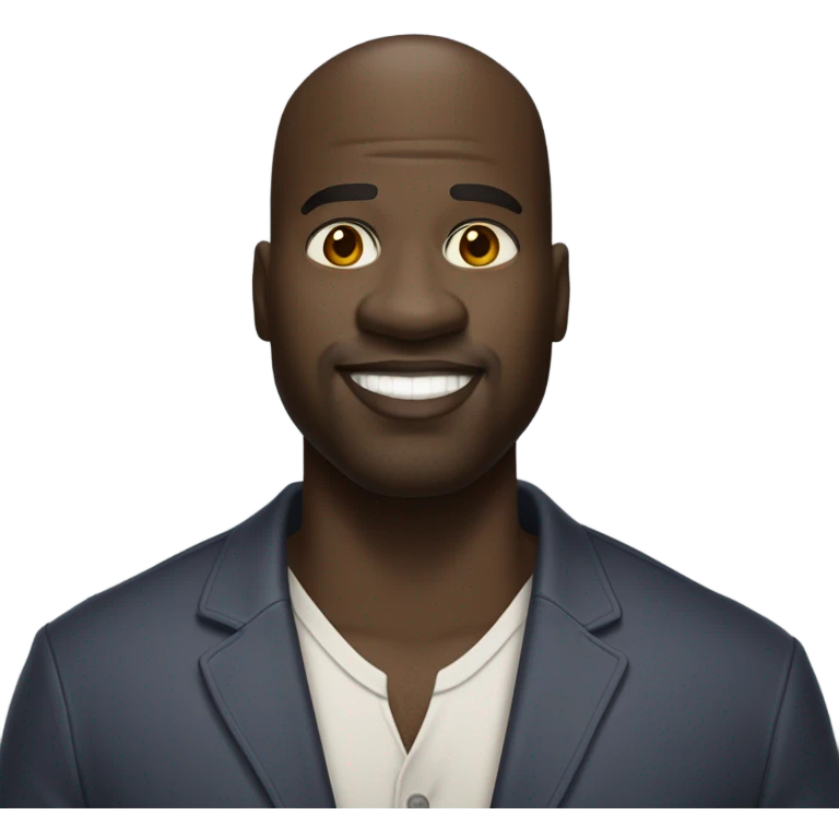 white shaq emoji