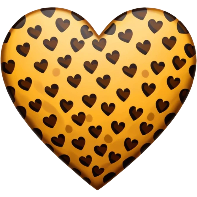 cuore leopardato emoji