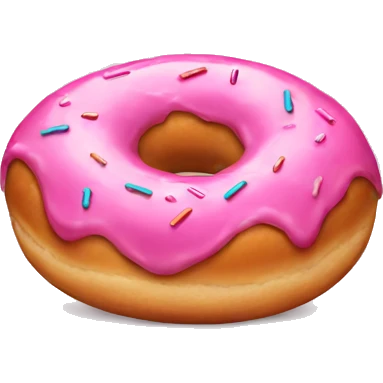 Pink donut  emoji