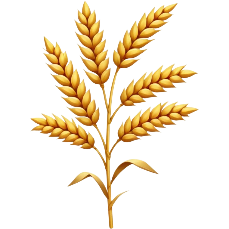 wheat stalk with a red slash through it emoji