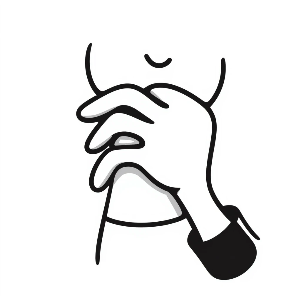 hands around throat emoji