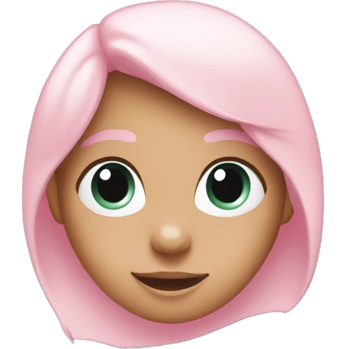 A baby pink heart emoji