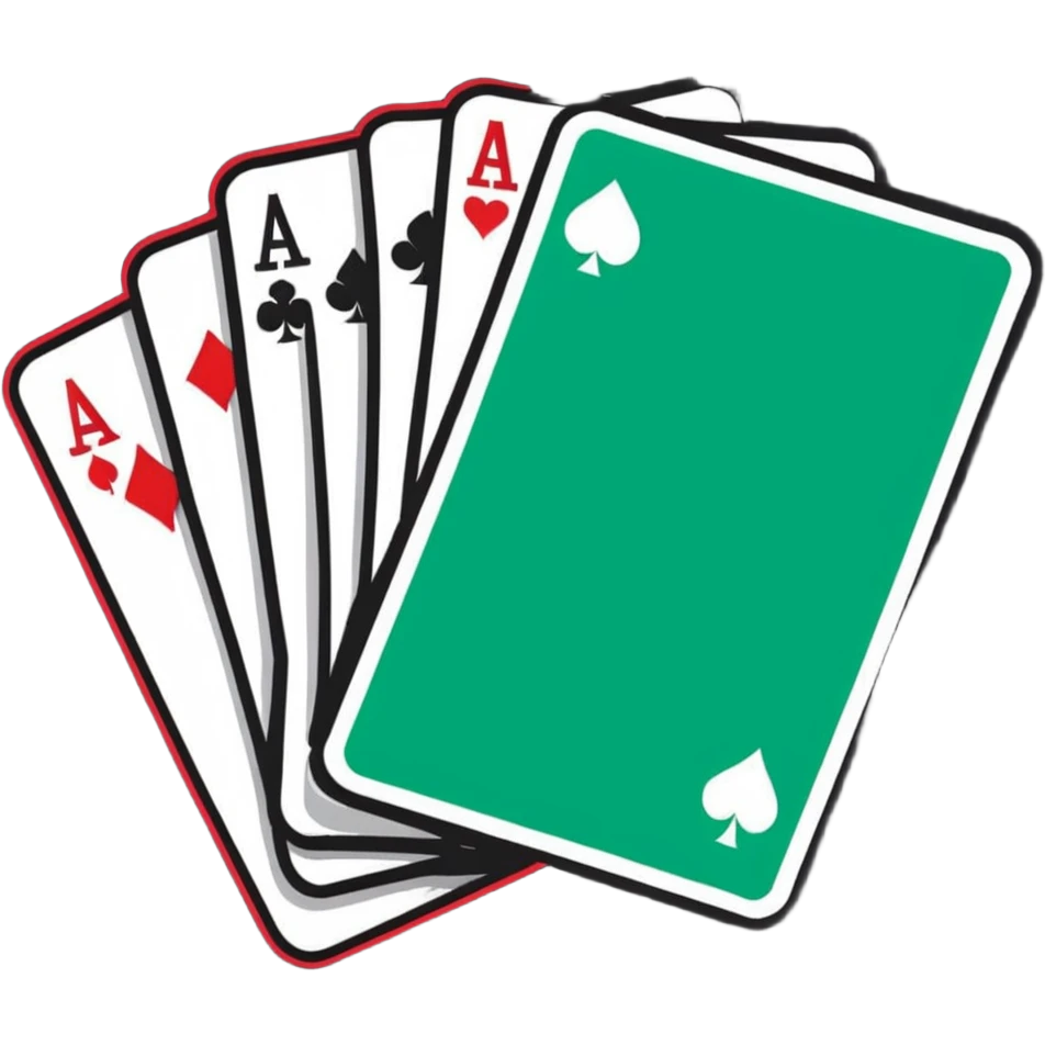poker hand with cards emoji