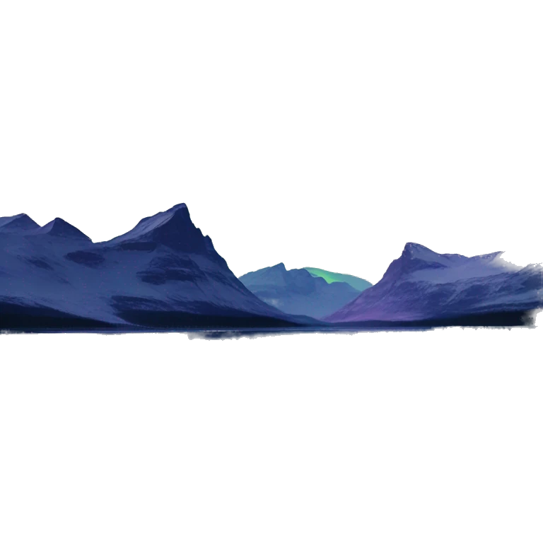 aurora northern lights night sky purple blue green emoji