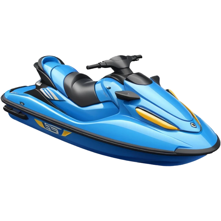  jet ski blue and with  emoji