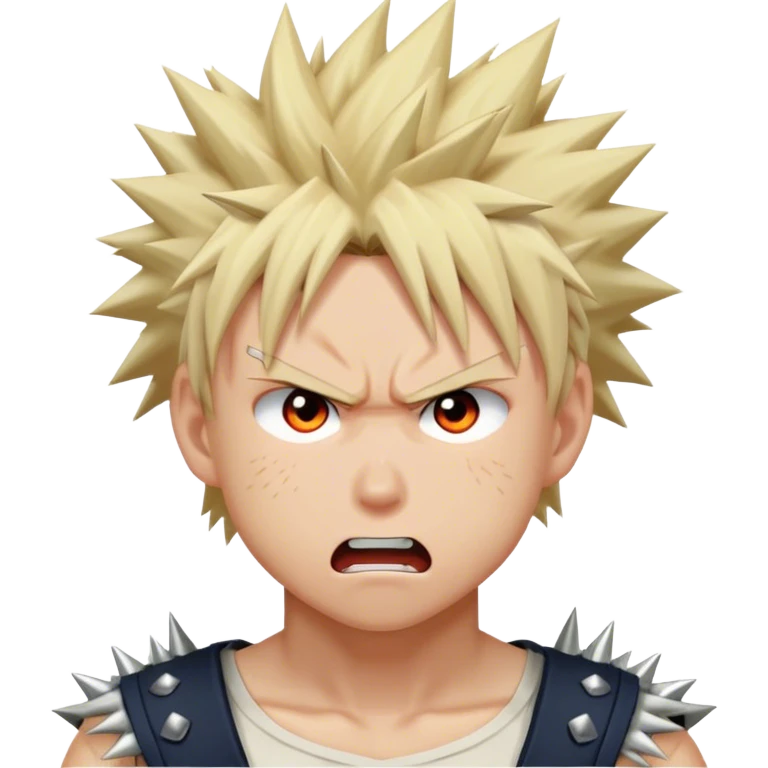 Katsuki Bakugo angry emoji