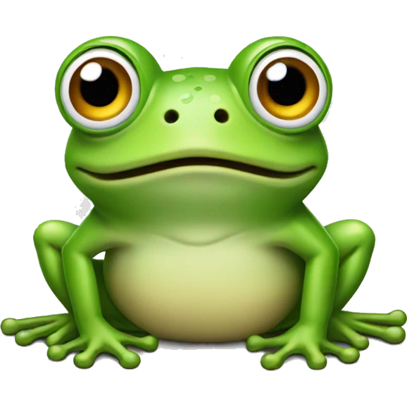 frog with air pods  emoji