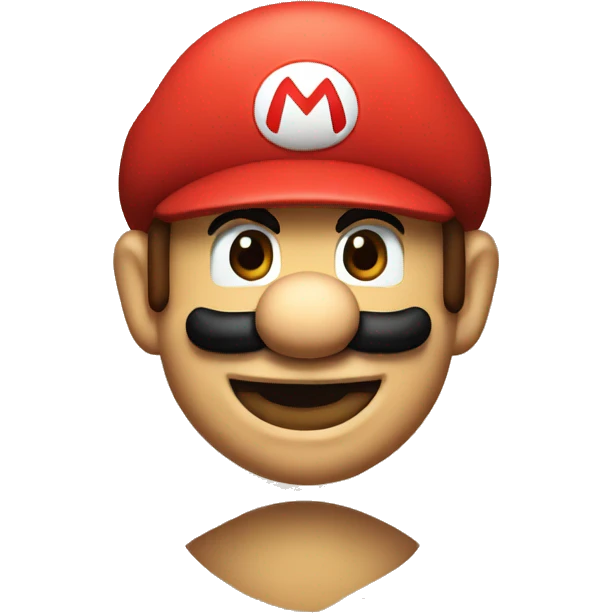 mario bros characters face emoji emoji