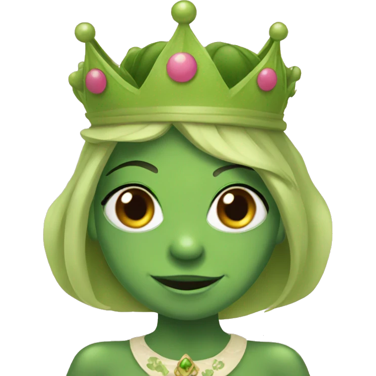 Frog princess  emoji