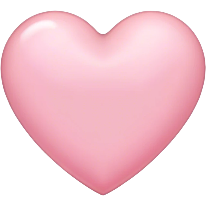 light pink heart emoji