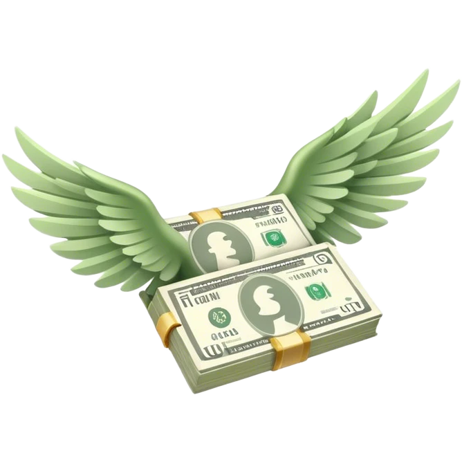 money fly emoji