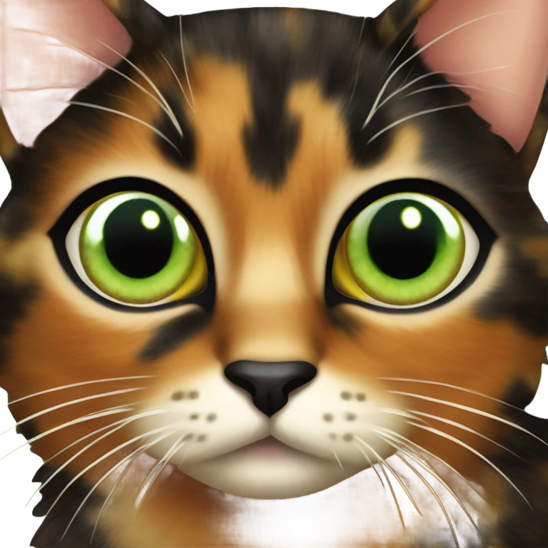 Tortoiseshell cat emoji