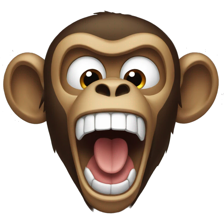 screaming monkey emoji