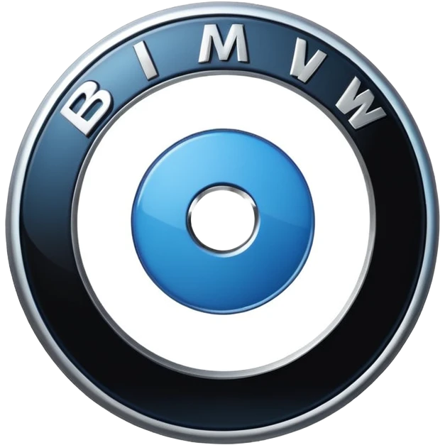 Logo de bmw mejor hecho emoji
