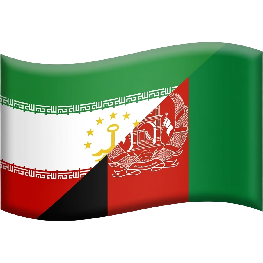 🇮🇷🇹🇯🇦🇫combined into 1 flag emoji
