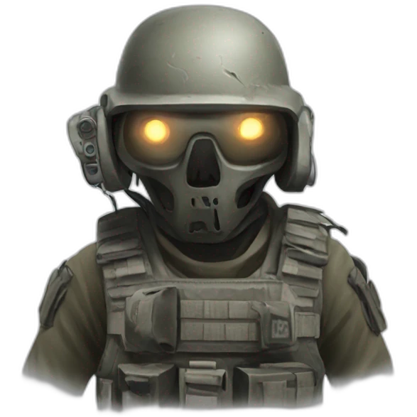 Ghost-call-of-duty emoji