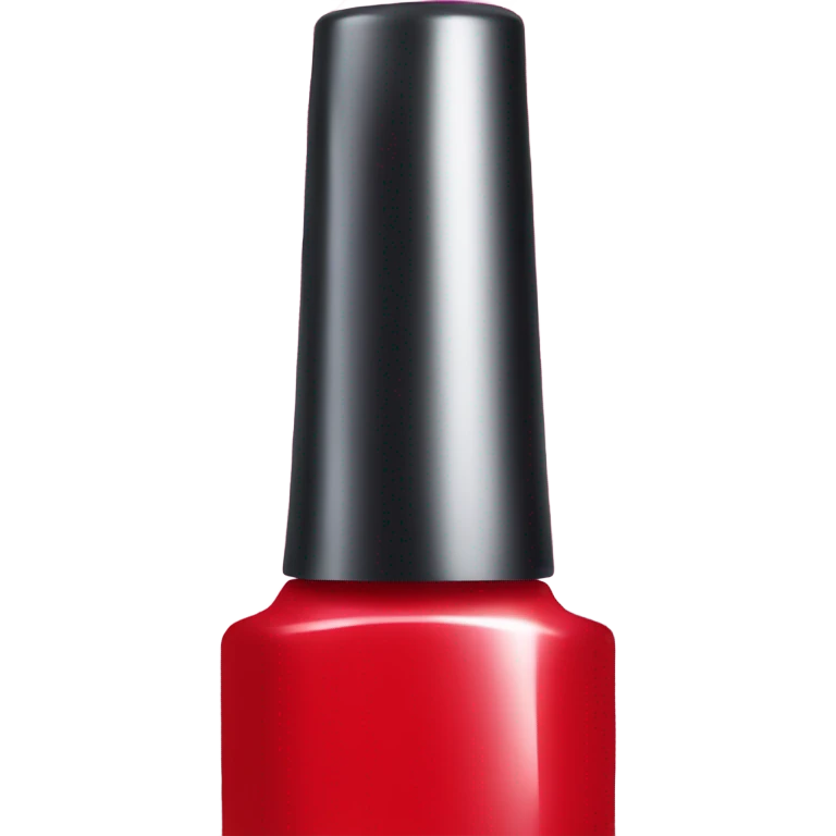 Nail polish red emoji