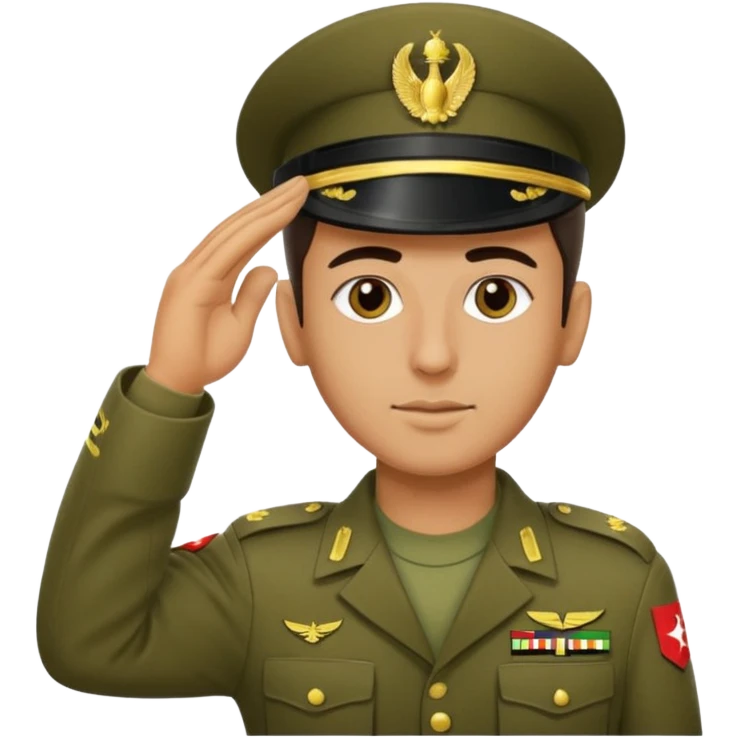 iraqi soldier salute emoji