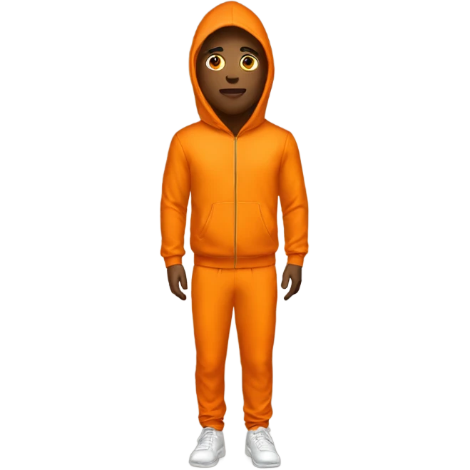 orange tracksuit emoji