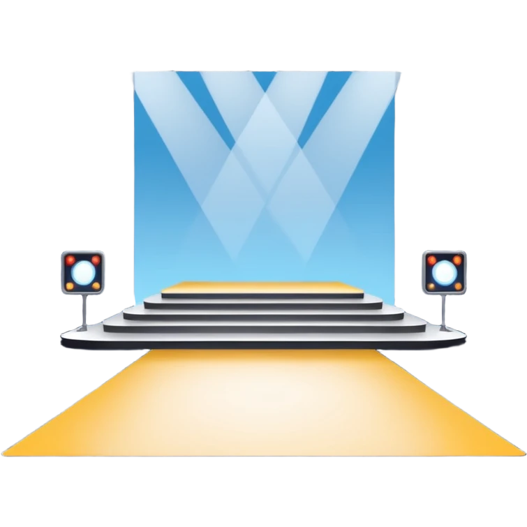  fashion show stage emoji