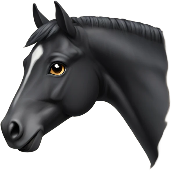 blaxk horse emoji