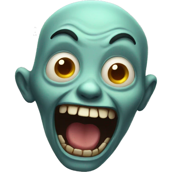 excited zombie emoji