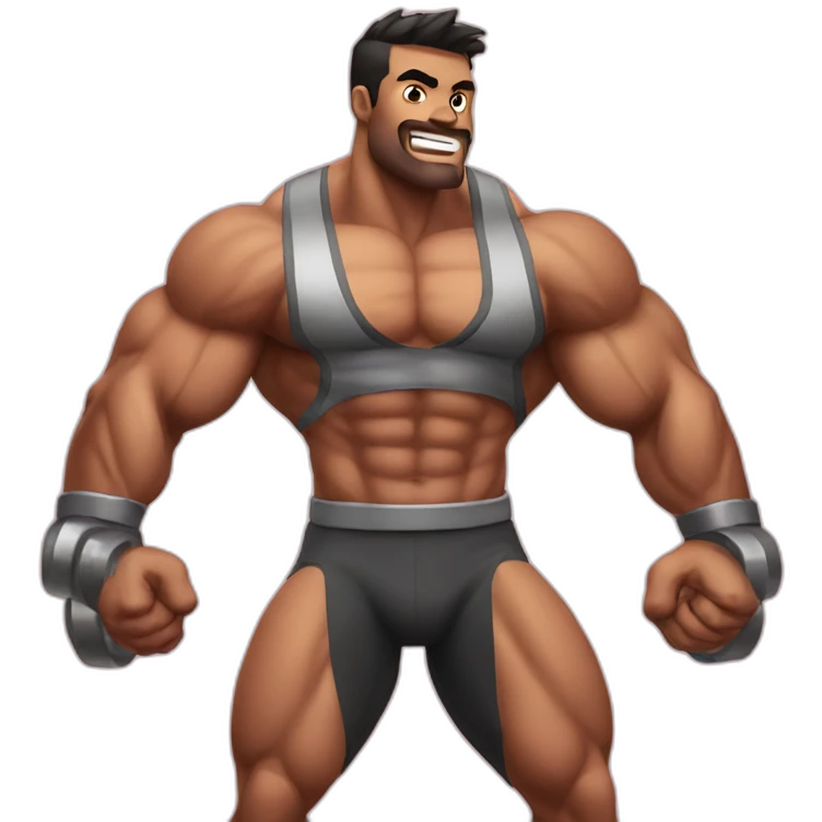 Muscleking emoji