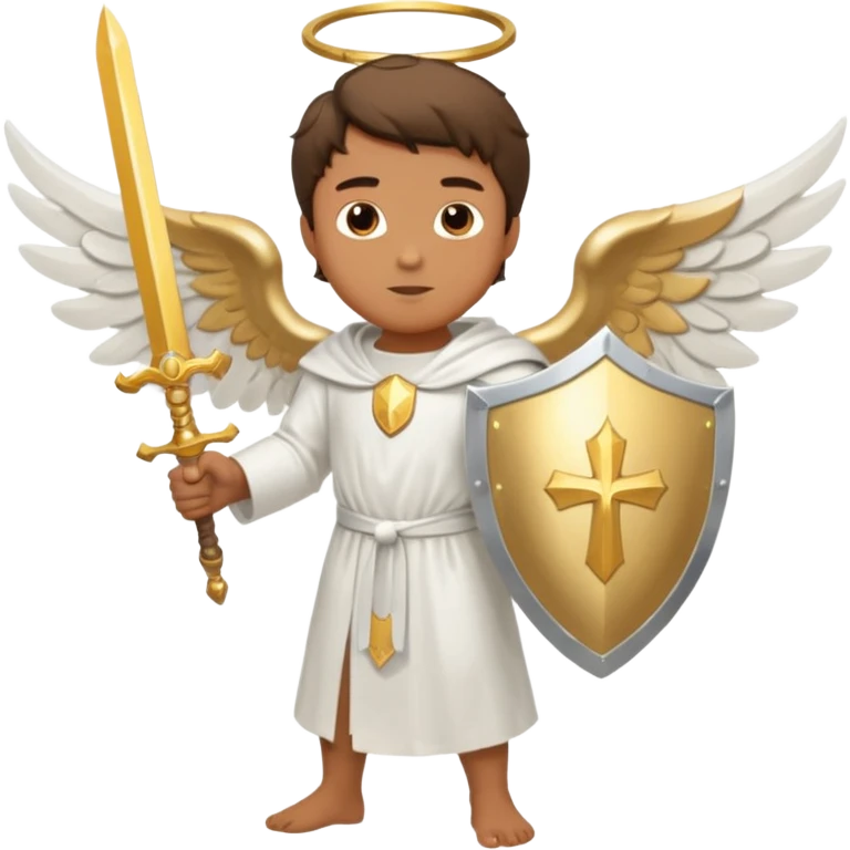 - 🛡️ Shield – symbolizing protection
- ⚔️ Sword – representing spiritual warfare
- 👼 Angel – the heavenly messenger
- ✨ Sparkles – highlighting his glory emoji