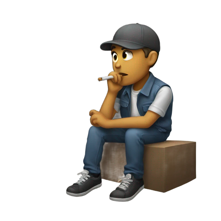 Smoke break  emoji