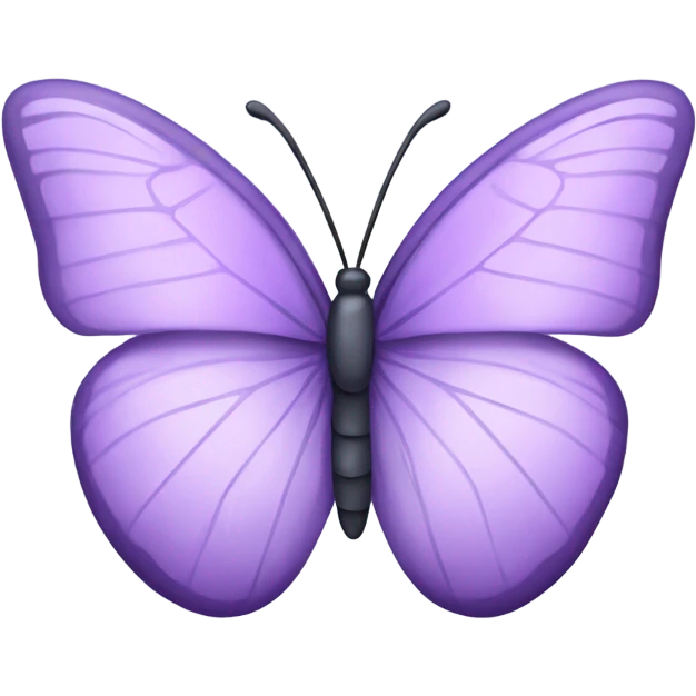 light purple butterfly emoji