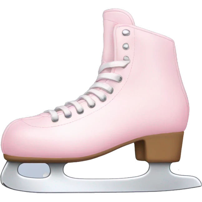 pastel pink ice skates emoji