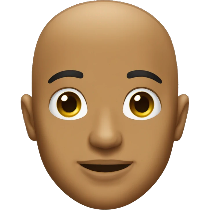 Bald head Man with Alpha phi alpha fraternity inc  emoji