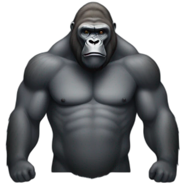 Slim silverback emoji