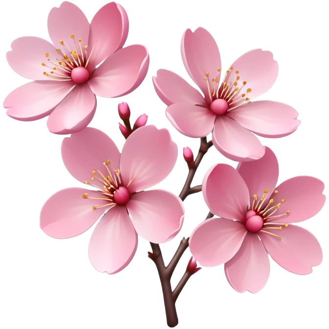 cherry blossom  emoji