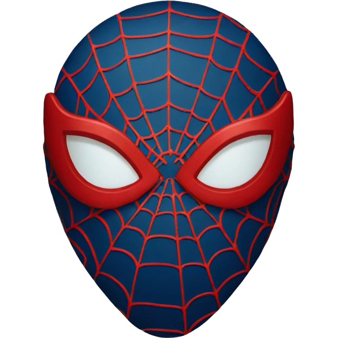 Spiderman mask emoji