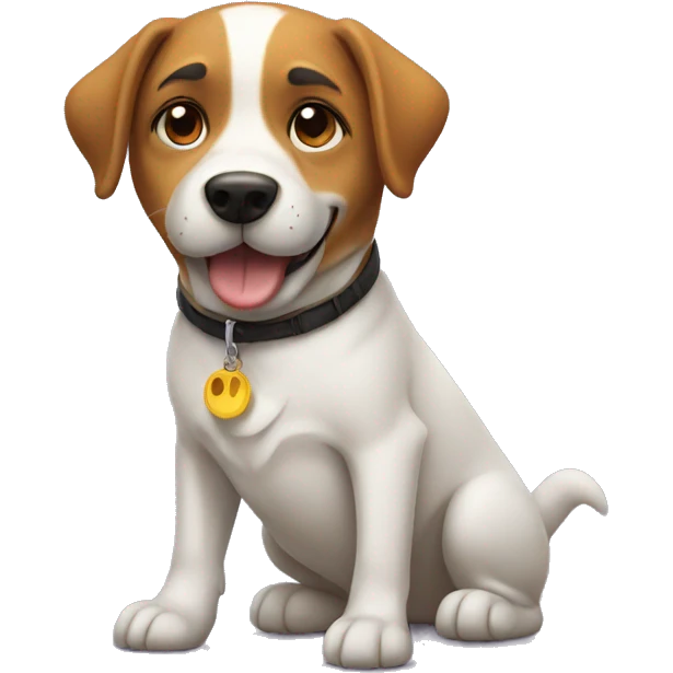 cool dog emoji