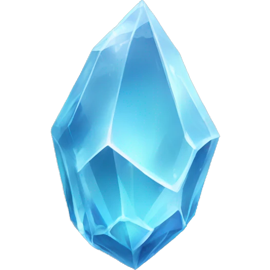 Rare crystal shard emoji