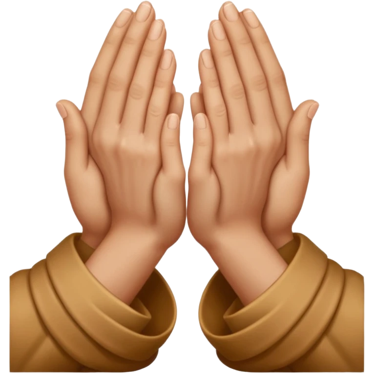 2 hands prayer emoji
