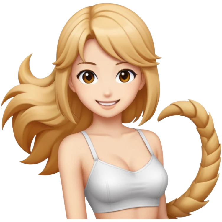 Sexy motor fairy tail girl emoji