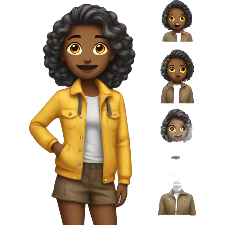 Girl dressing  emoji