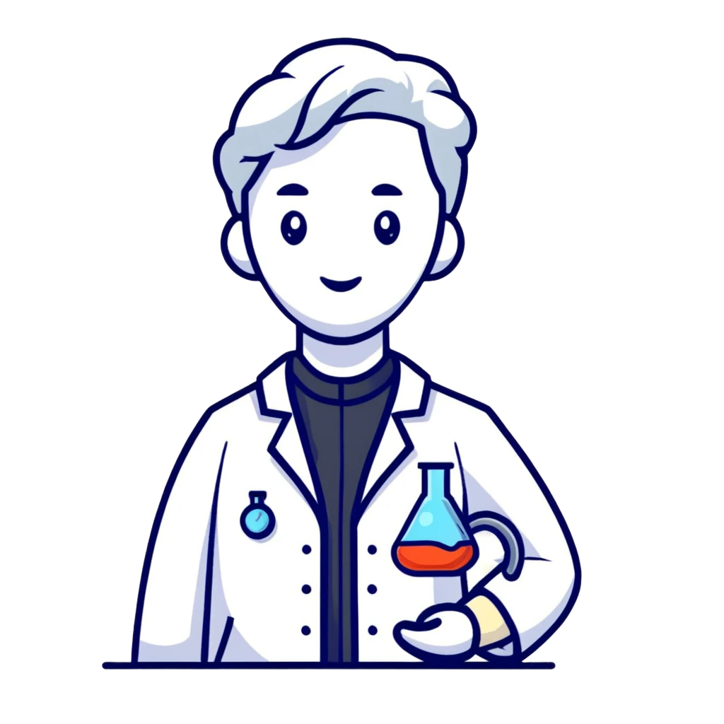scientist in a laboratory coat emoji