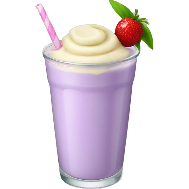 vanilla smoothie emoji