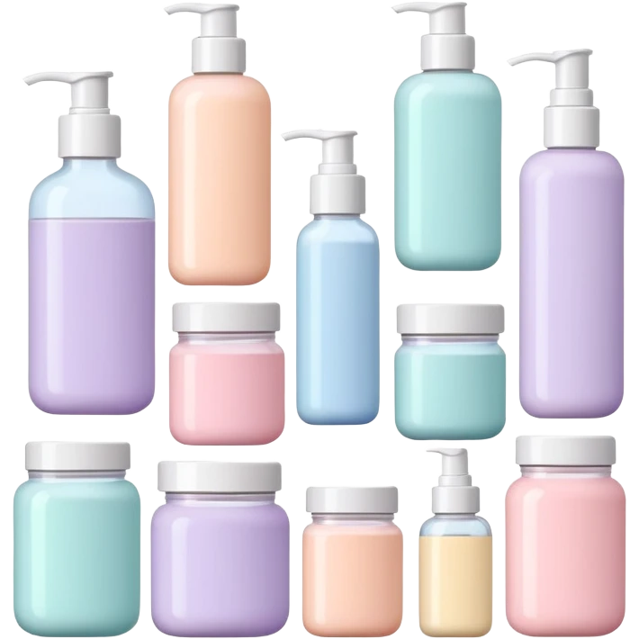 Skincare products emoji