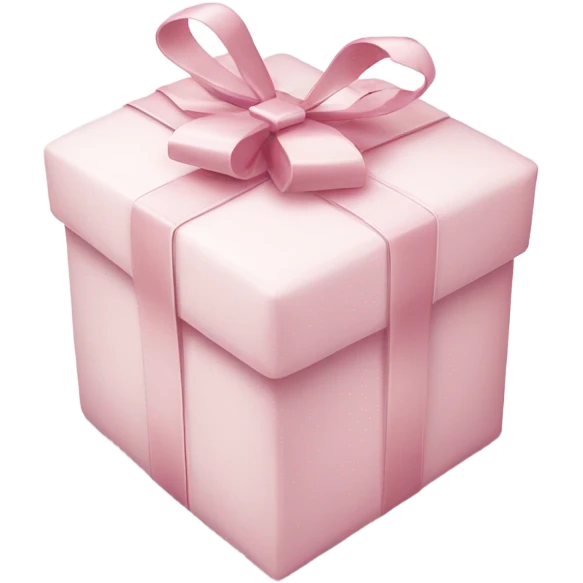 Light pink Christmas gifts under a white Christmas tree  emoji