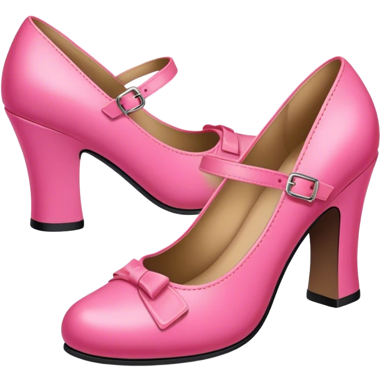 Pink shoes emoji
