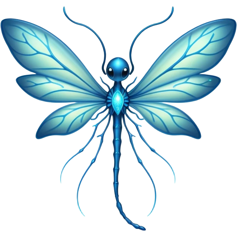 neuron with translucent fairy wings emoji